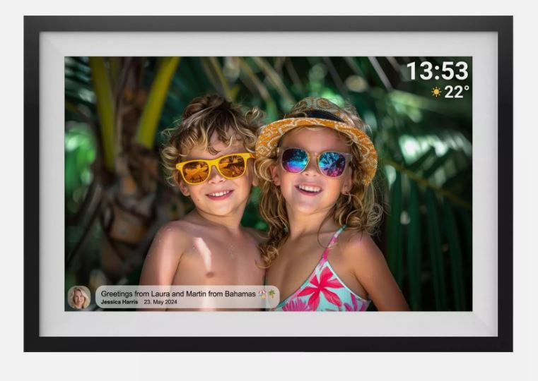 Denver Frameo PFF-1016 Digital Picture Frame 10.1" 16GB Black