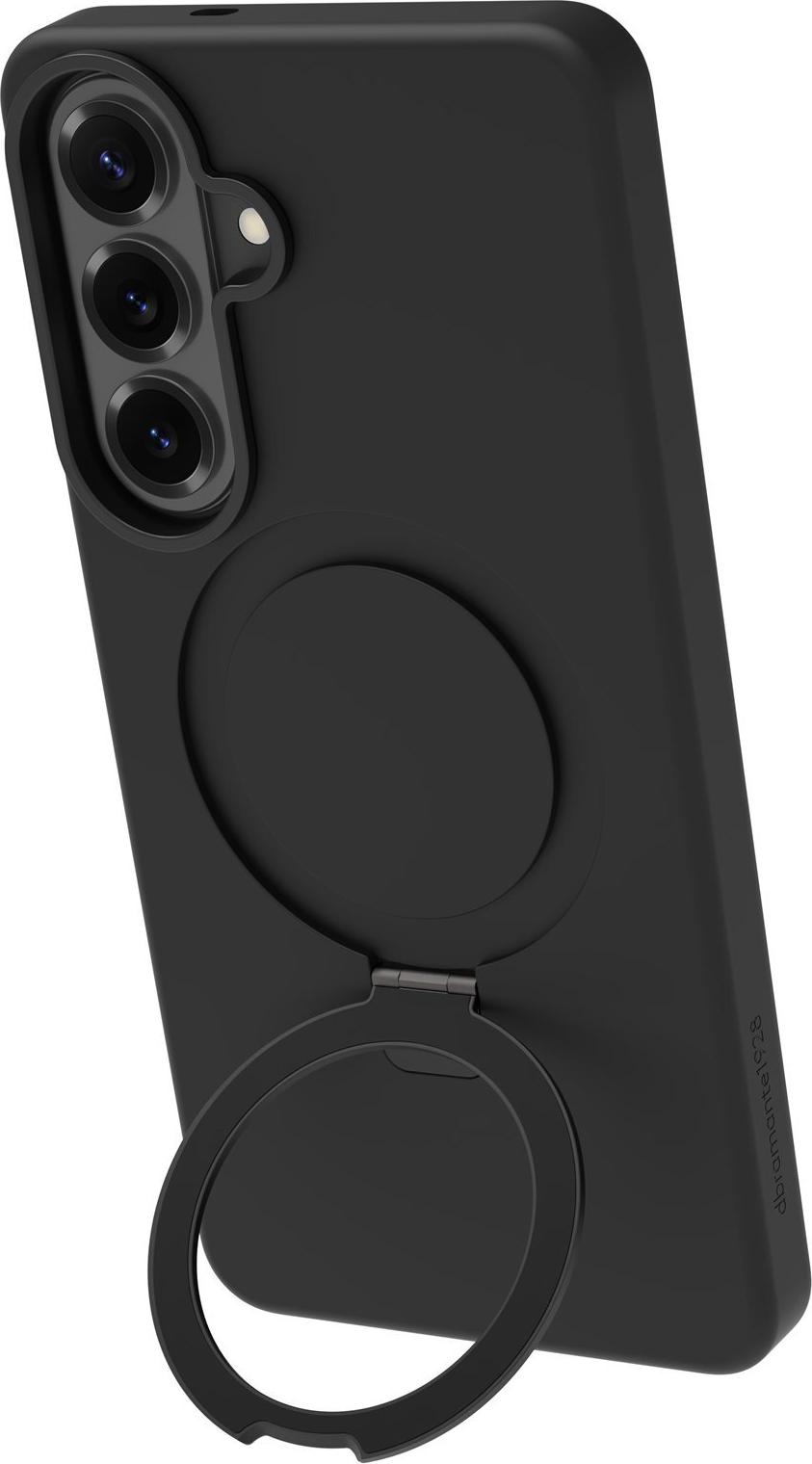 dbramante1928 Roskilde - Back Cover for Mobile Phone - Magnetic Kickstand - MagSafe Compatible - ICON - Midnight - for Samsung Galaxy S26+ (ROEDICBL5754)