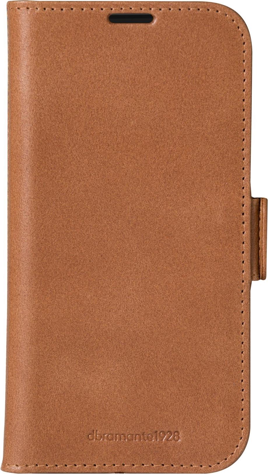 dbramante1928 Copenhagen - Flip Case for Mobile Phone - Textured Leather - Light Brown - for Apple iPhone 16 (CO61GT006201)
