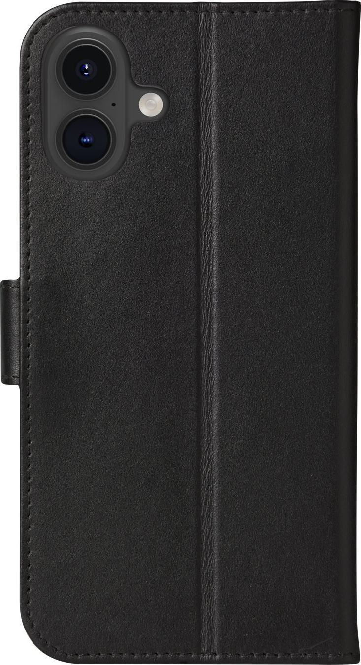 dbramante1928 Copenhagen - Flip Case for Mobile Phone - Textured Leather - Black - for Apple iPhone 16 Plus (CO67GTBL6202)