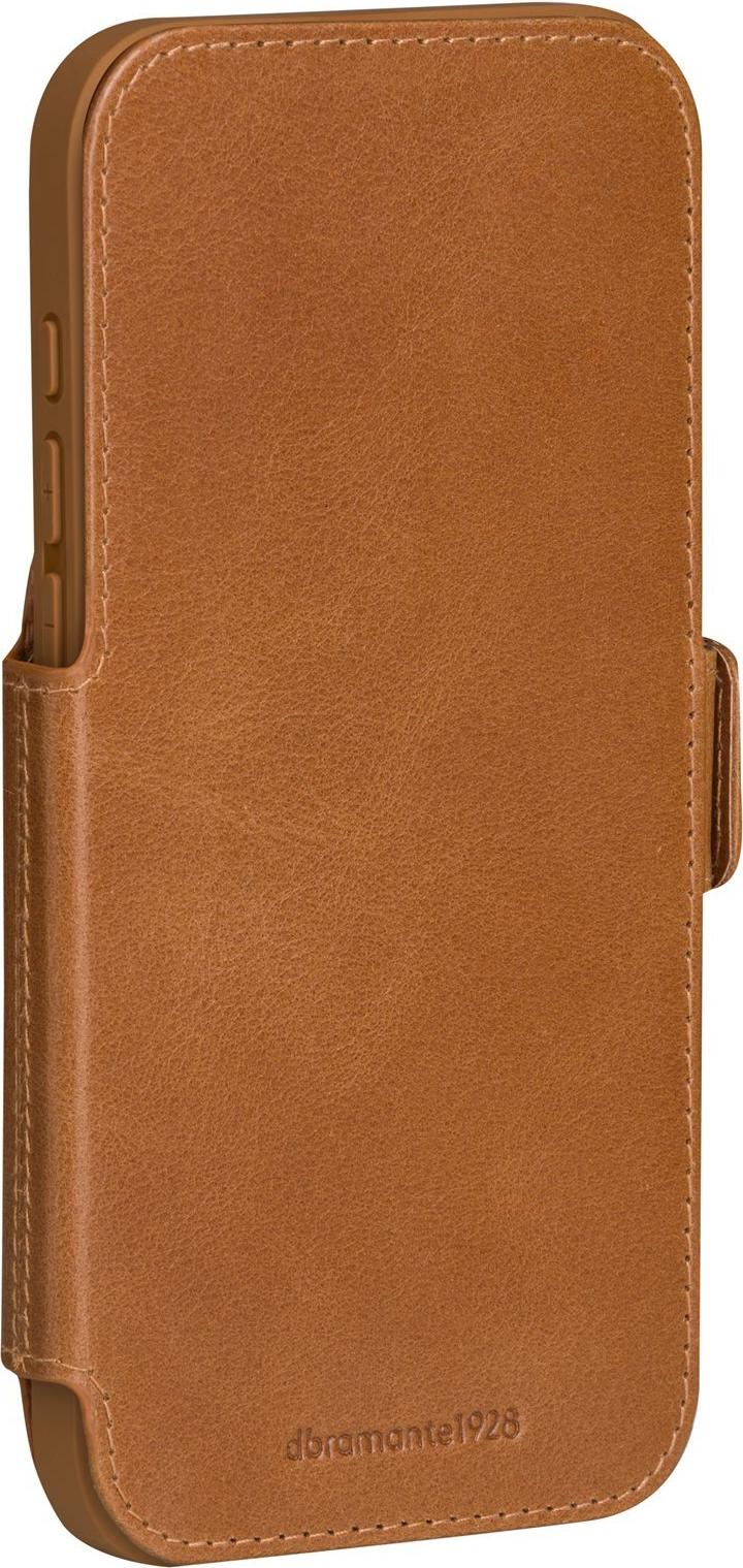 dbramante1928 Copenhagen - Flip Case - Grained Leather - Light Brown - for Apple iPhone 17 Pro Max - CO69GT006623