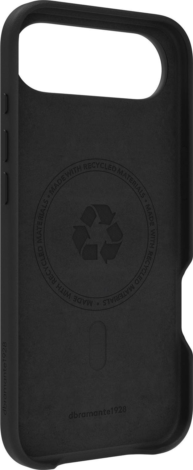 dbramante1928 Roskilde - Back Cover - MagSafe Compatible - Grained Leather - Black - for Apple iPhone Air - RO66GTBL6634