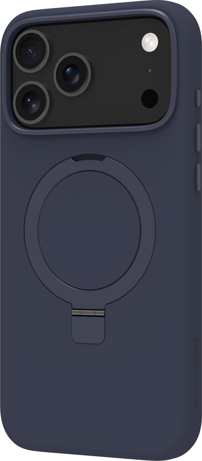 dbramante1928 Roskilde Kick - Back Cover for Mobile Phone - MagSafe Compatible - ICON - Deep Water - for Apple iPhone 17 Pro Max