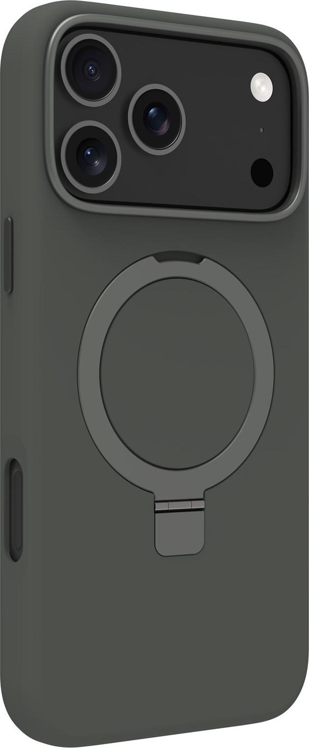 dbramante1928 Roskilde Kick - Back Cover for Mobile Phone - MagSafe Compatible - ICON - Forest Shadow - for Apple iPhone 17 Pro Max