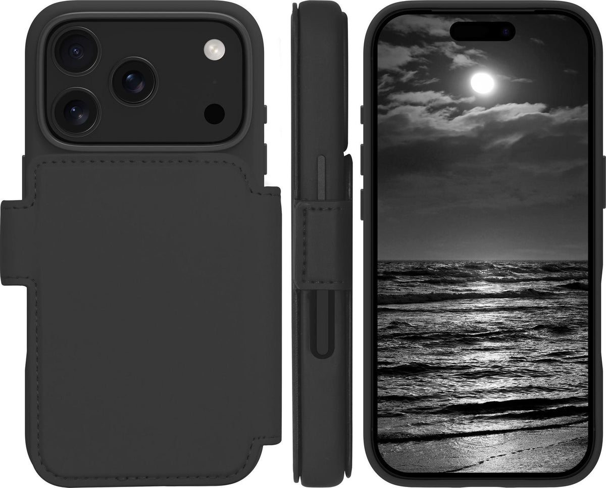 dbramante1928 Lynge Flip Case for iPhone 17 Pro - MagSafe Compatible - Midnight Apple Accessories Model LM63ICBL6673