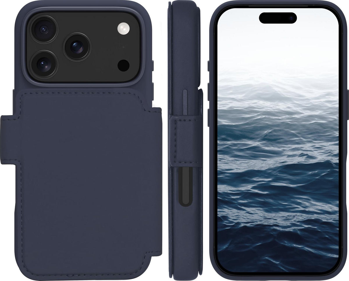 dbramante1928 Lynge Flip Case for iPhone 17 Pro - MagSafe Compatible - Deep Water Apple Accessories Model LM63ICBU6677