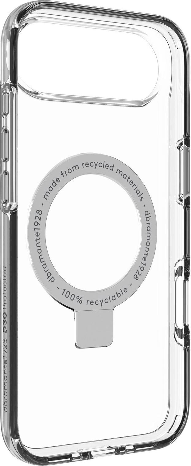 dbramante1928 Iceland Ultra - Back Cover for Mobile Phone - Kick - MagSafe Compatible - D3O, Plastic - Clear - for Apple iPhone Air