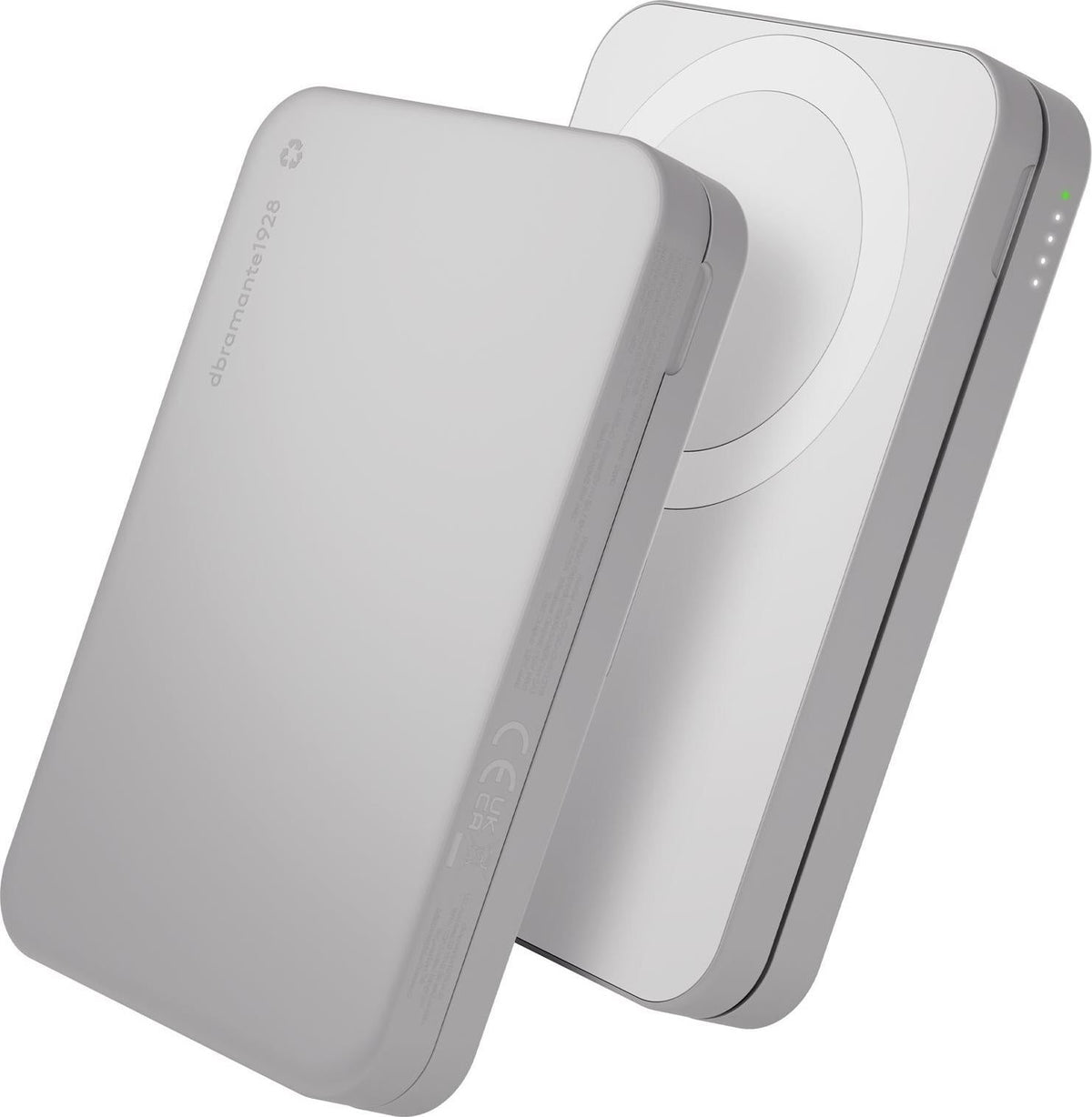 dbramante1928 re-charge Inductive Power Bank 3-in-1, Qi3, 8000 mAh, 20W - CP08ACWH7275