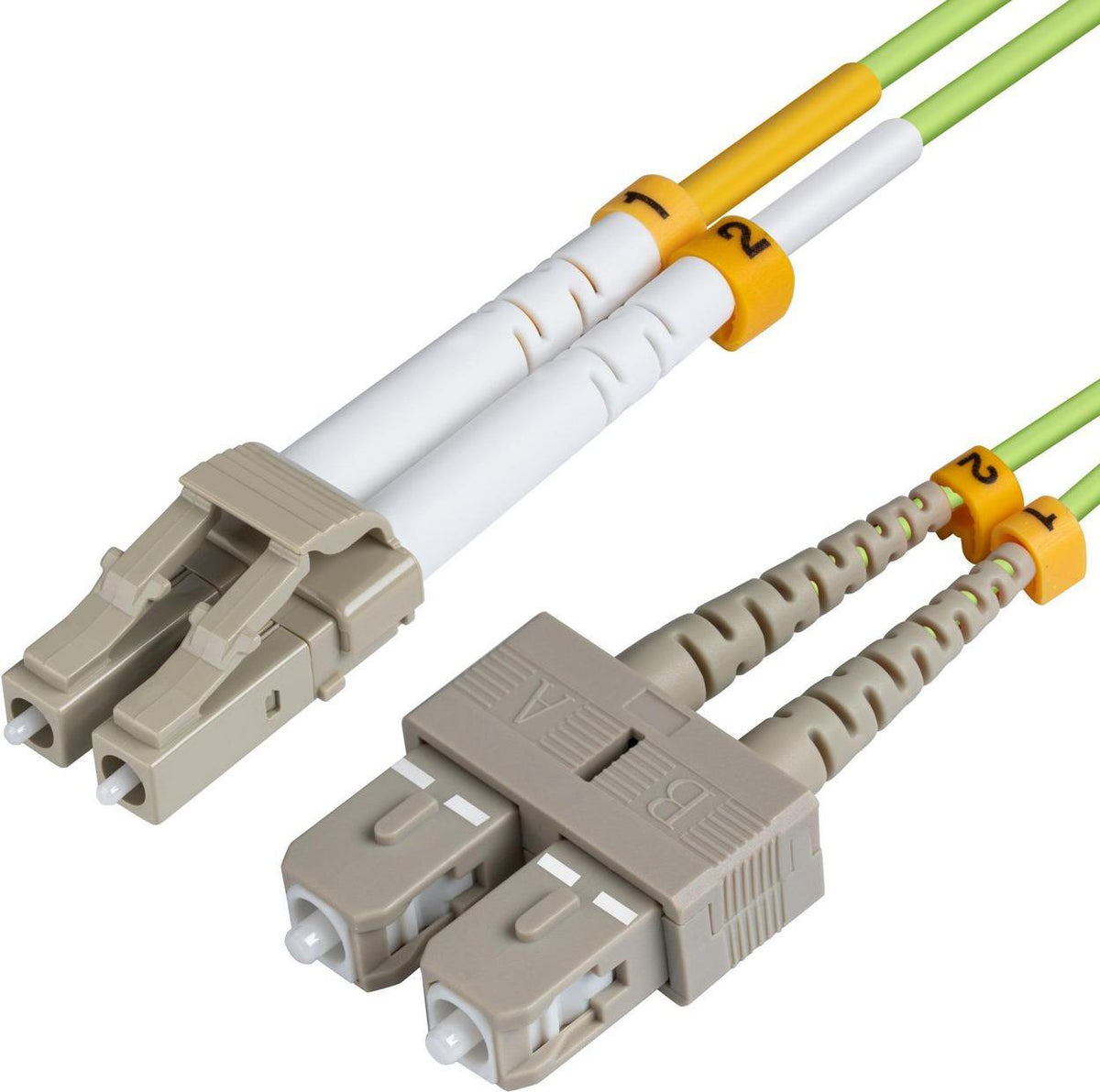 MicroConnect LC/UPC-SC/UPC 10 m OM5 Fiber Optic Cable (FIB561010)