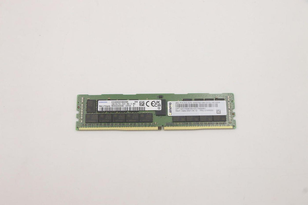 Lenovo 32GB DDR4 2933MHz ECC Memory Module 01KR355