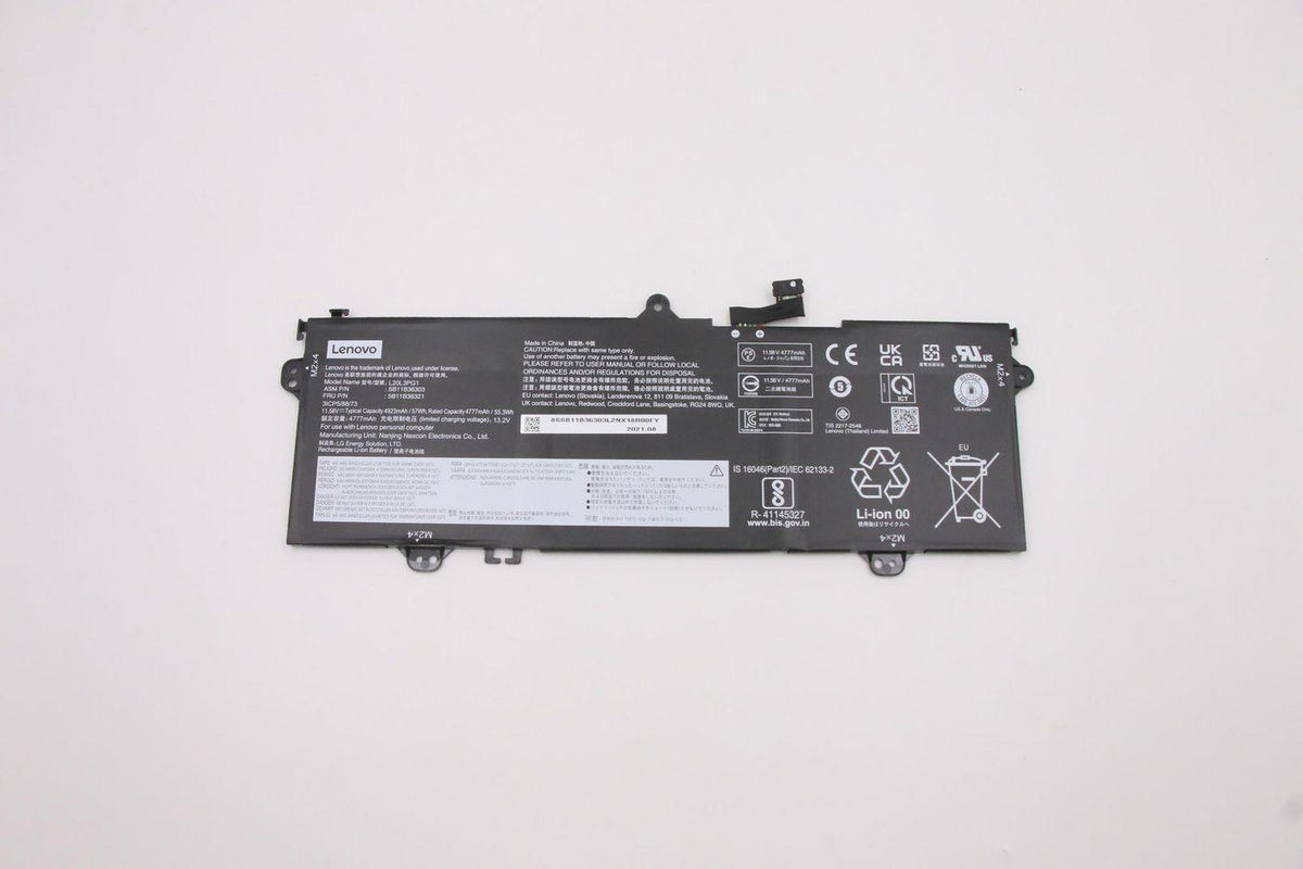 Lenovo Battery 11.58V 57Wh 3-cell for Notebooks 5B11B36321