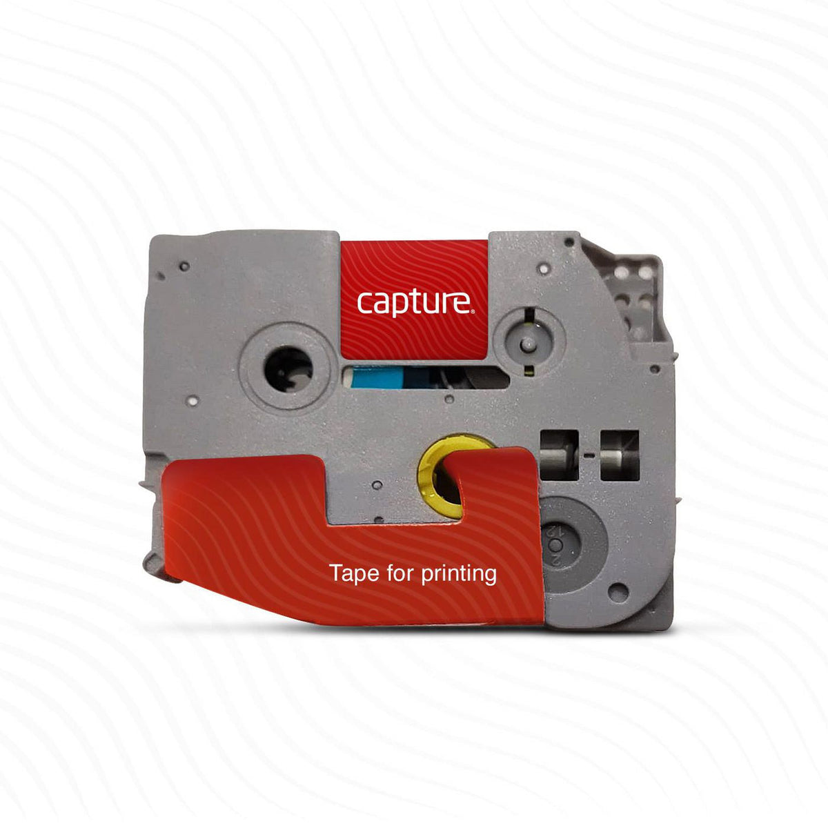 Capture 24 mm x 8 m Black on Red Tape (CA-TZE451)