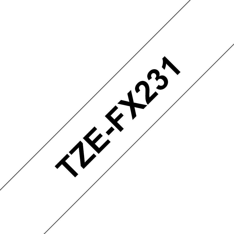 Brother TZE-FX231 Laminated Tape - 12 mm