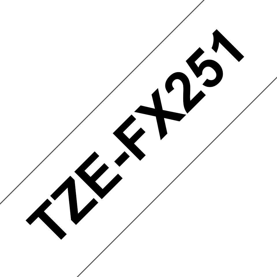 Brother TZE-FX251 FLEXI-TAPE Laminated Label Tape TZE-FX251