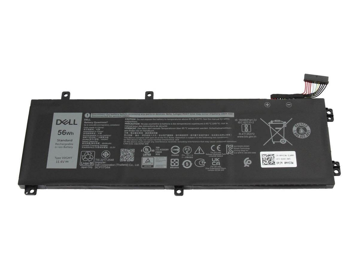 Dell Battery - 56WHR - 3 Cell - (YWYV6)