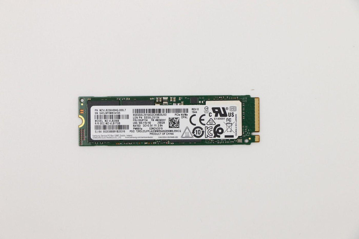 Lenovo SSD M.2 2280 PCIe NVMe 256GB OPAL 2 Samsung 5SD1U51545