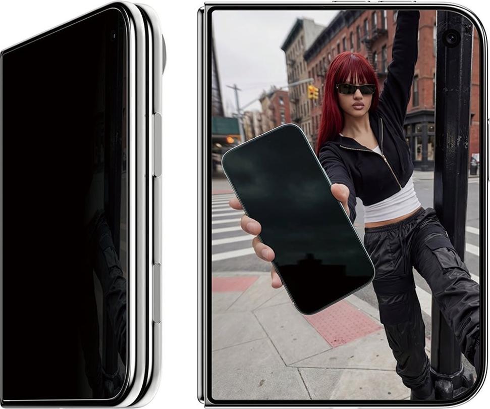 PanzerGlass SAFE 2-Way Privacy Front Screen Protector for iPhone 18 Fold SA74464