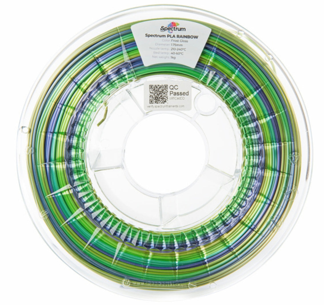 Spectrum Filament PLA SILK Rainbow FROST GLOSS 1.75 mm 1 kg 81019