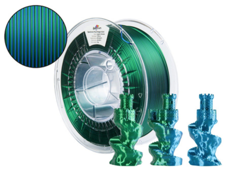 Spectrum PLA Magic Silk Filament Lagoon Breeze 1.75 mm 1 kg - 81414