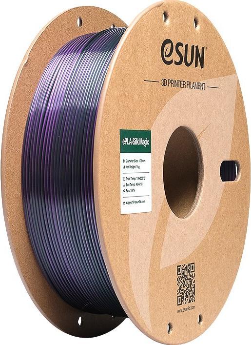 eSUN ePLA-SILK MAGIC 1.75 mm Black Purple 1 kg - EPLA-SILKMAGIC-P175BP1