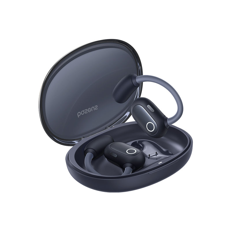 Baseus Eli Sport 1 Open-Ear Bluetooth Headphones - Cosmic Black - IPX4