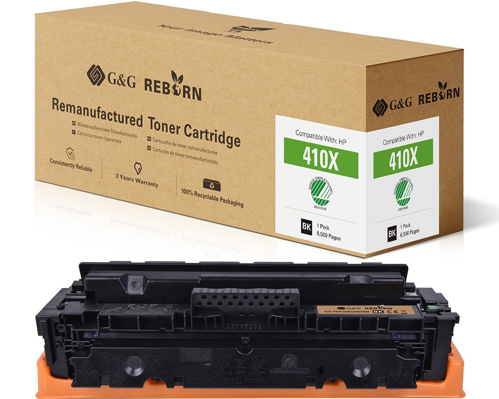 G&G Reborn Toner Compatible with HP 410X/ CF410X 21261