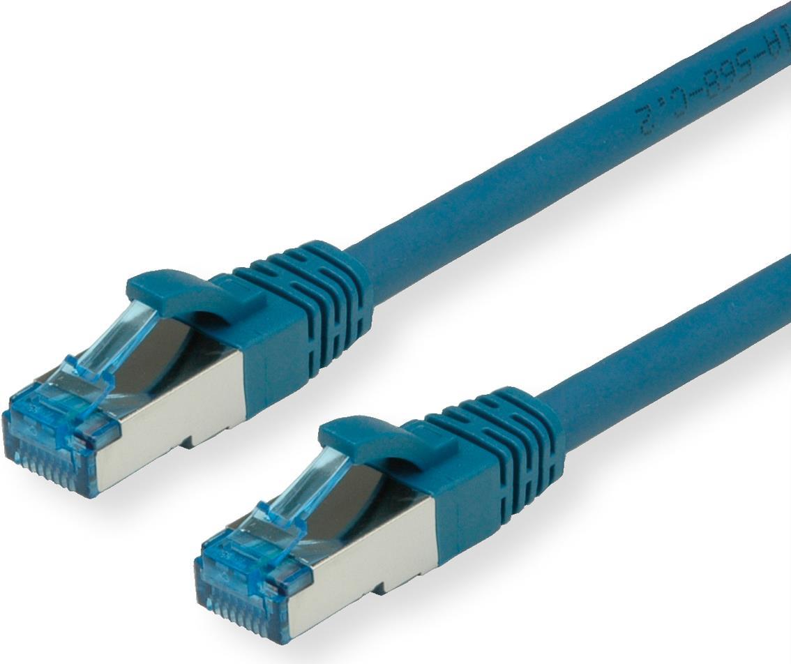 VALUE Patch Cable Cat.6A Class EA S/FTP PiMF LSOH Blue 20 m 21.99.1959