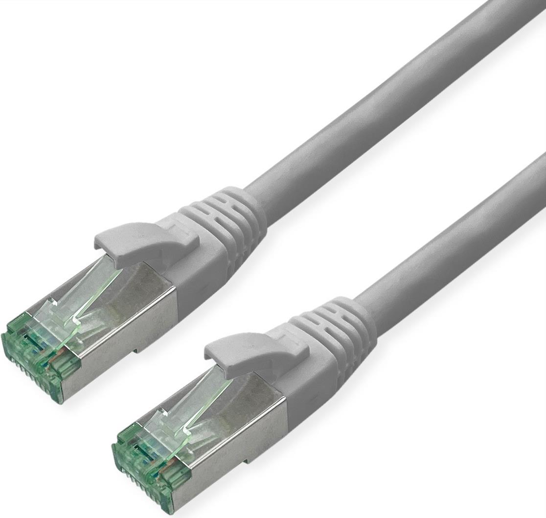 ROLINE RM S/FTP Patch Cable Cat6A/Cl.EA Grey 10 m - 21.45.3207