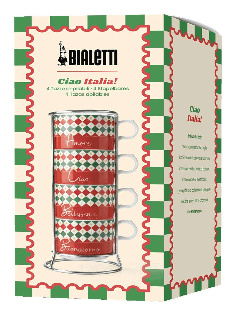 Bialetti 4 Cappuccio Tricolore (TRICOL04)