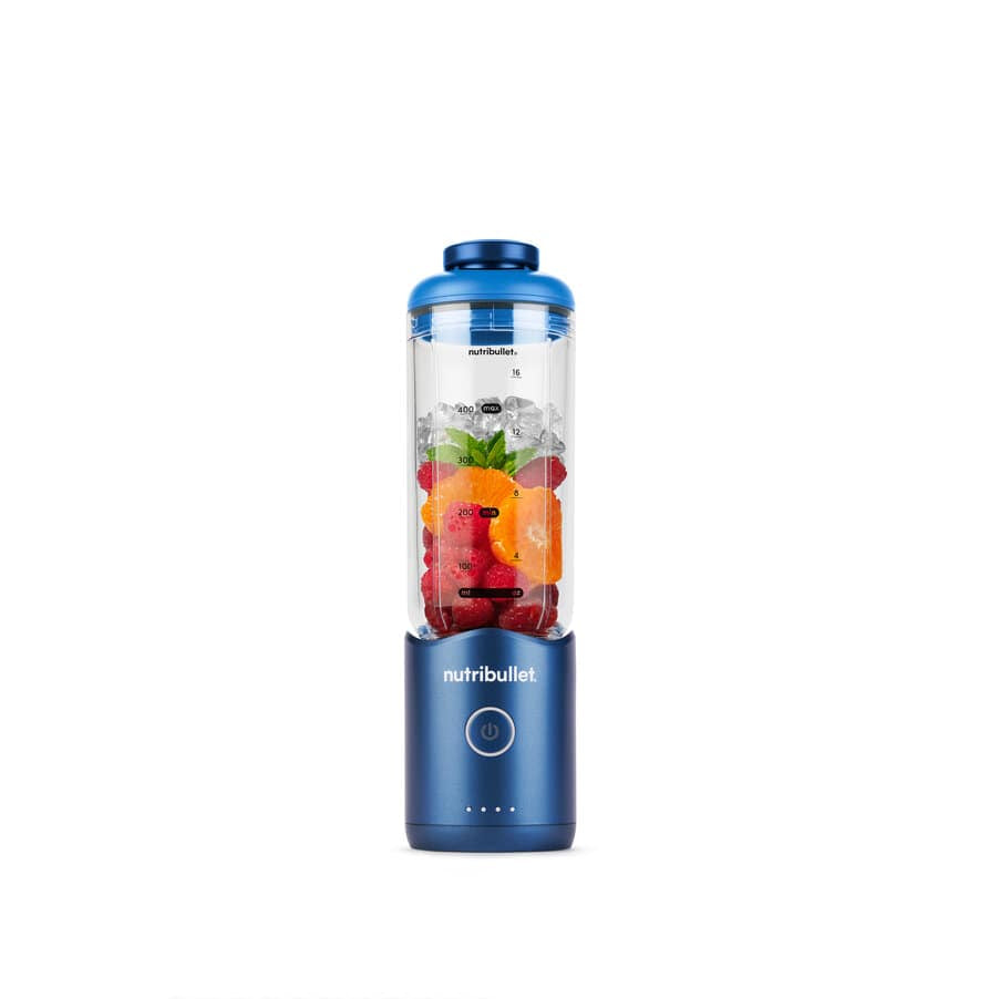 Nutribullet Smoothie Maker Portable 0.59 L Battery Operated Ice Crush Function (NBP013BL)