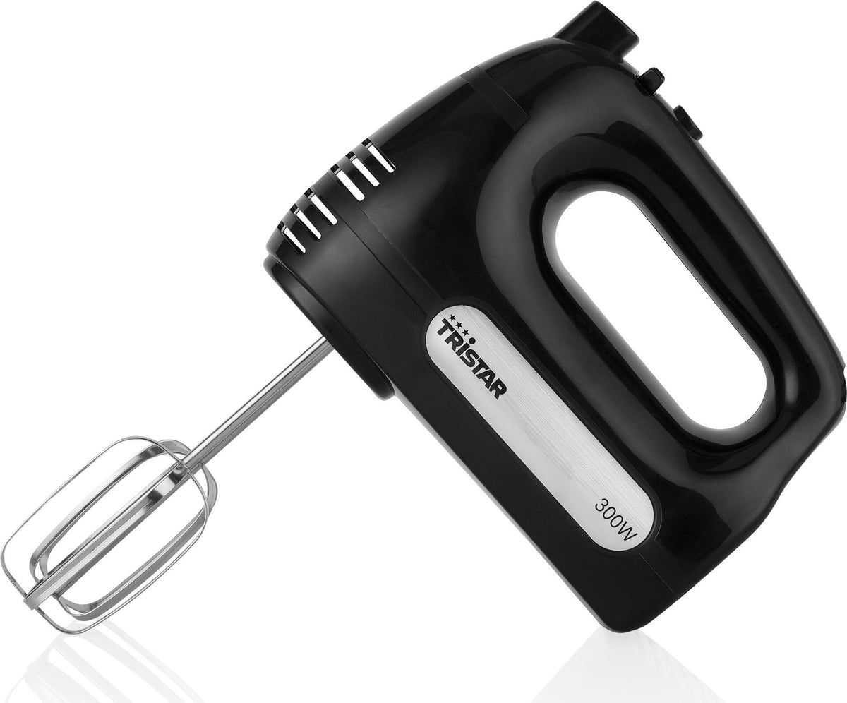 Tristar MX-4201 Hand Mixer - Black - Mixing and Kneading - Plastic