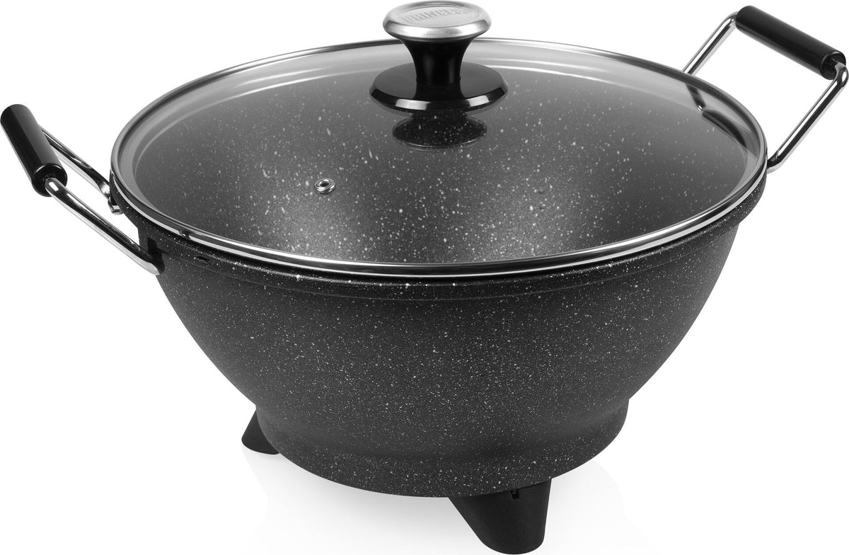 Princess 162389 Electric Wok - 7 L - Black - Aluminum - 250°C - 1400W - 220-240V (01.162389.01.001)
