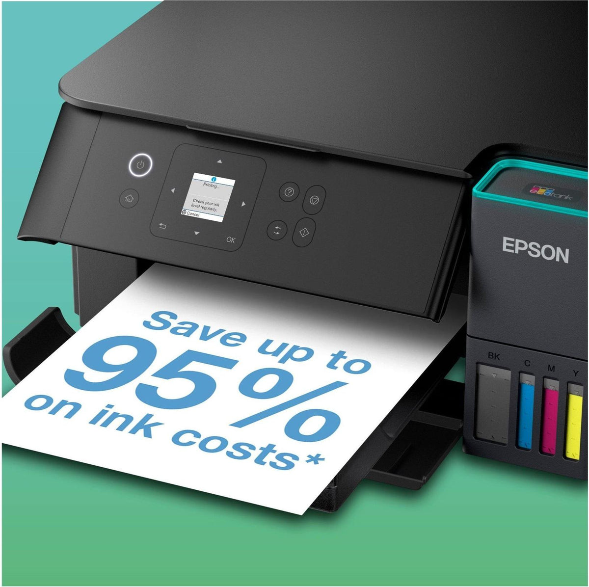 Epson EcoTank ET-2955 Multifunction Printer - Color - Inkjet - A4