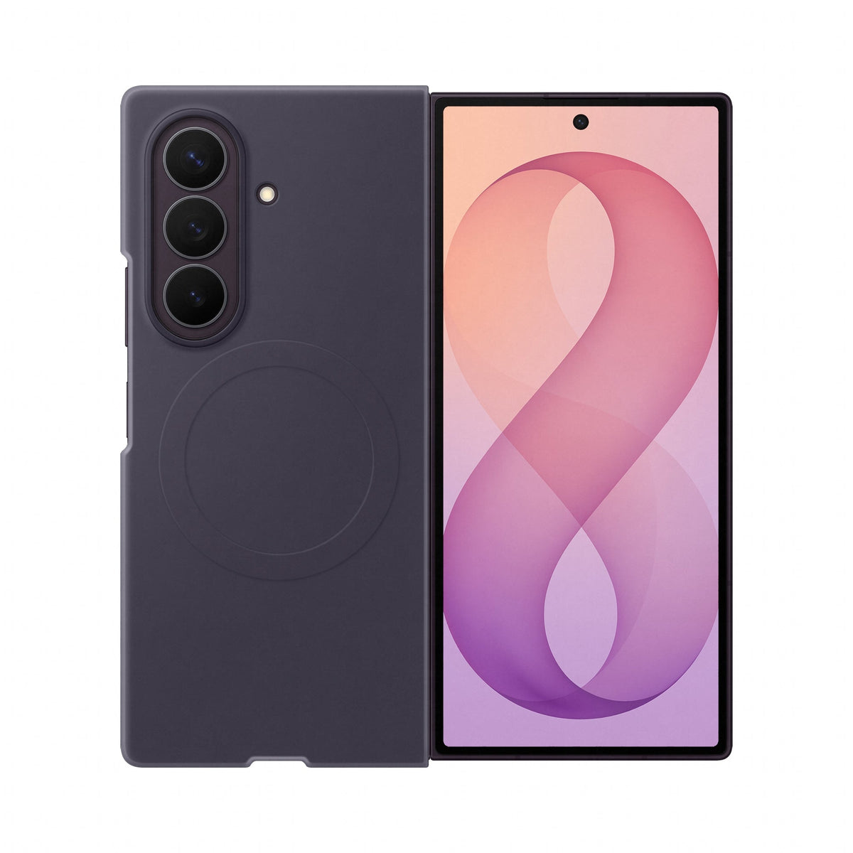Samsung Silicone Magnet Case for Galaxy Fold8 Ultra, Violet (EF-EF976CVEGWW)