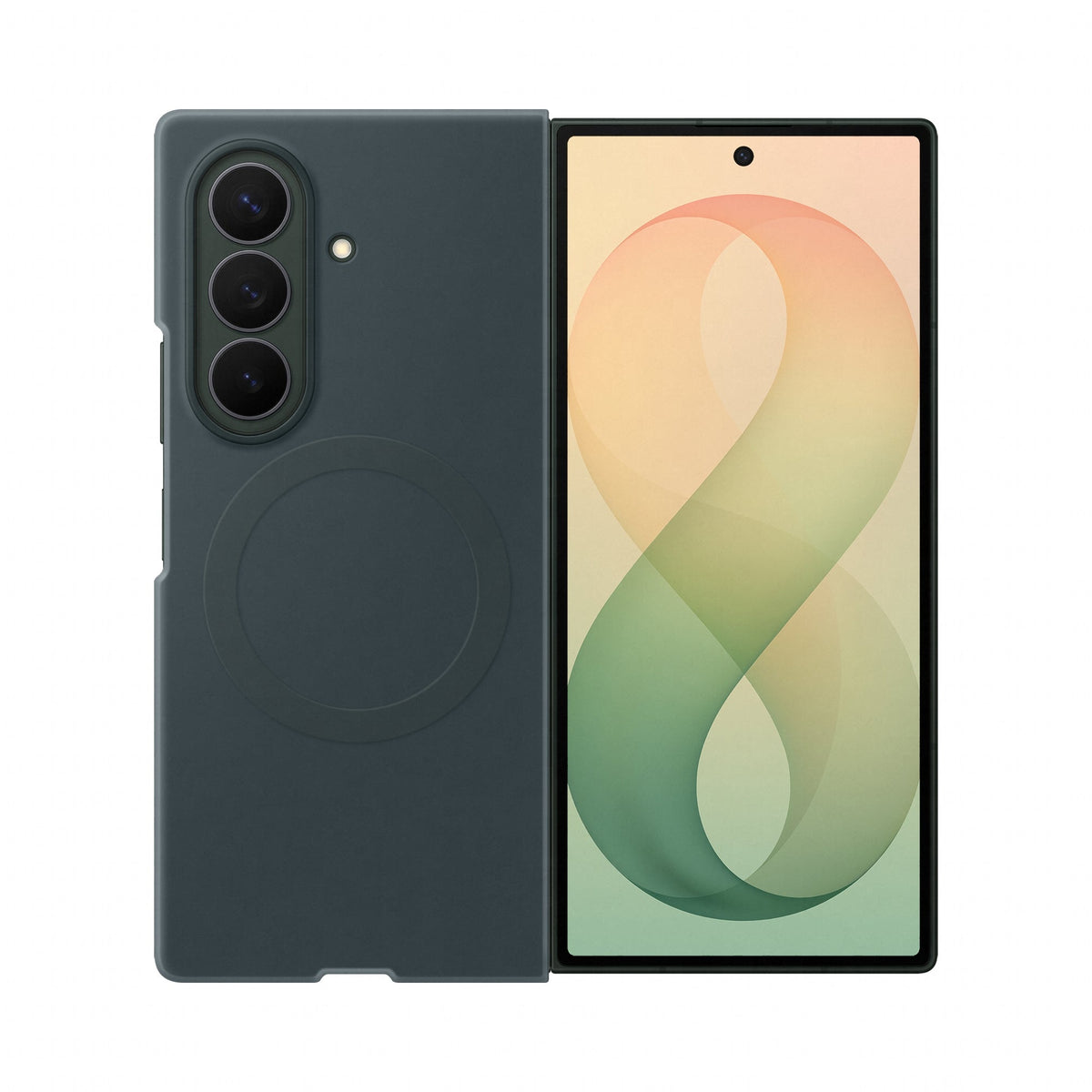 Samsung Silicone Magnet Case for Galaxy Fold8 Ultra, Green (EF-EF976CGEGWW)