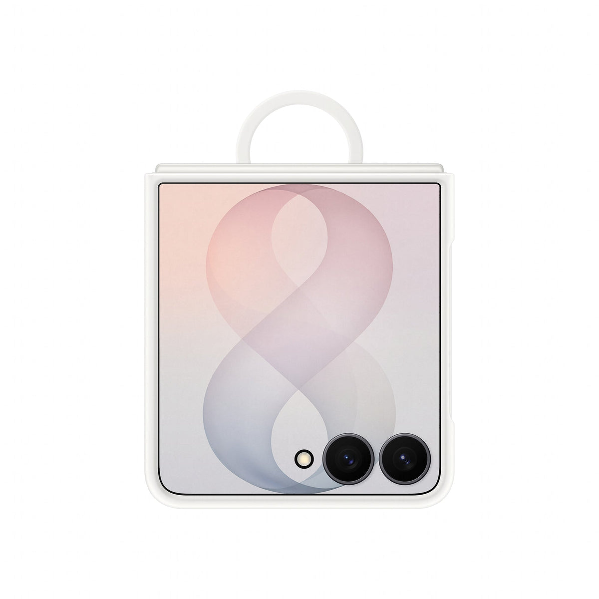 Samsung Silicone Ring Magnet Case for Galaxy Flip8 White (EF-EF776CWEGWW)