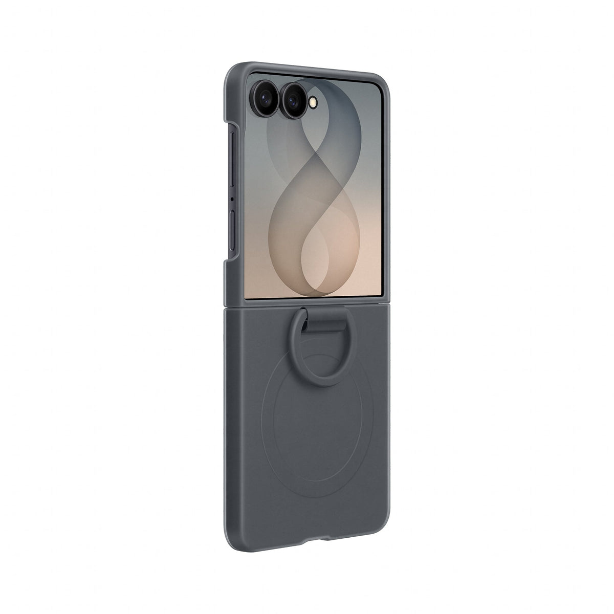 Samsung Silicone Ring Magnet Case for Galaxy Flip8 - Black - EF-EF776CBEGWW
