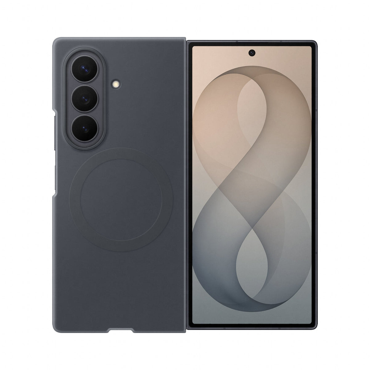 Samsung Silicone Magnet Case - Galaxy Fold8 Ultra - Black