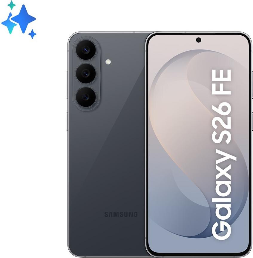 Samsung Galaxy S26 FE 6.7" Dual SIM Android 17 5 G 128 GB Graphite SM-S741BZKDEUE