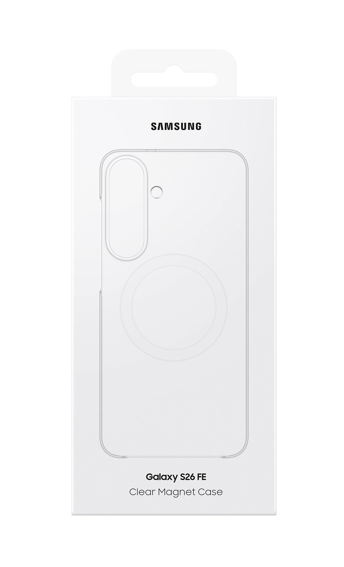Samsung Clear Magnet Case for Galaxy S26 FE Transparent EF-CS741CTEGWW