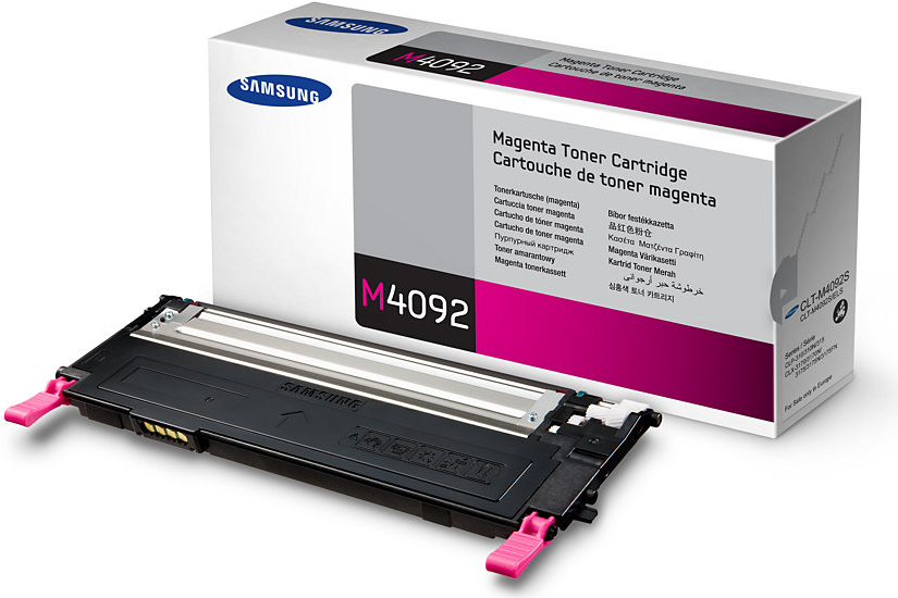 Samsung CLT-M4092S Toner Cartridge - 1 x Magenta - 1000 Pages