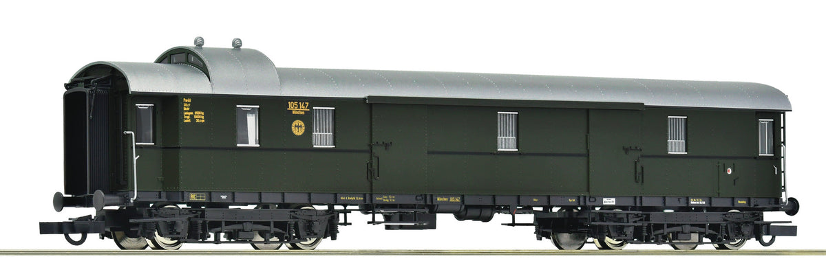 Roco 6200140 H0 Standard Baggage Car D89 Munich - Hamburg Altona DRG