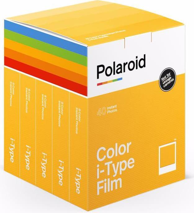 Polaroid Color Instant Film for i-Type x40 Pack Instant Film 40 Pieces 107 x 88 mm (113771)