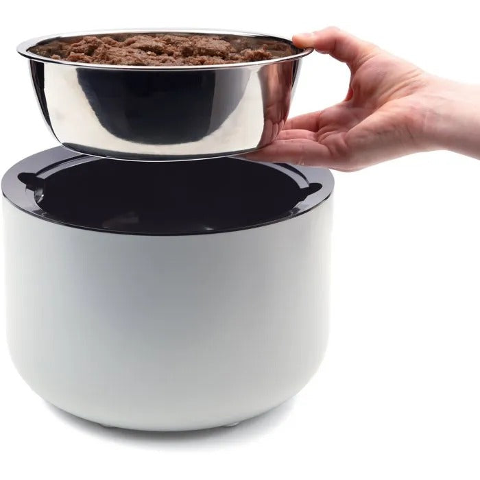 Zeus Oasis verzwaarde hondenvoerbak - 1,8 L - wit