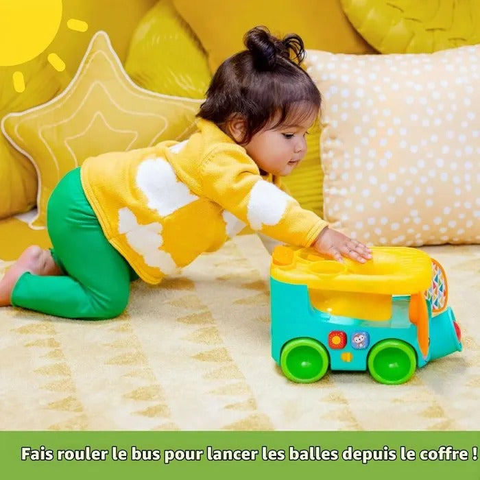 Bright Starts, Bus avec Balles Pop & Roll Safari, Jeu