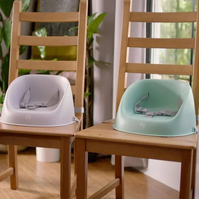 Rehausseur Ingenuity My Spot Easy-Clean Baby, harnais 3 points, sangles amovibles et lavables - Ardoise