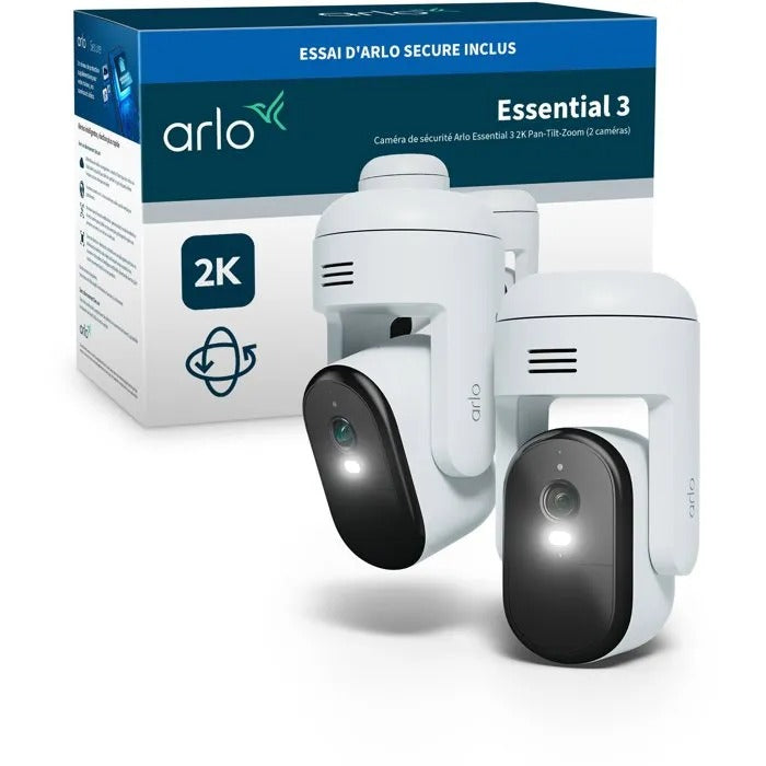 ARLO Essential 3 2K Pan-Tilt-Zoom Security Camera EU Only (VMC3283-100PES)
