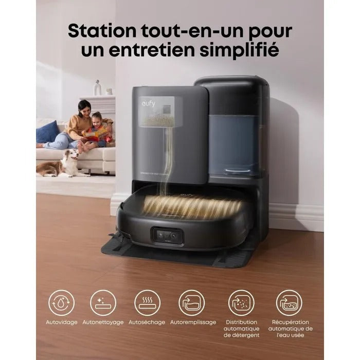 Eufy Omni E25 Robot vacuum cleaner, Black