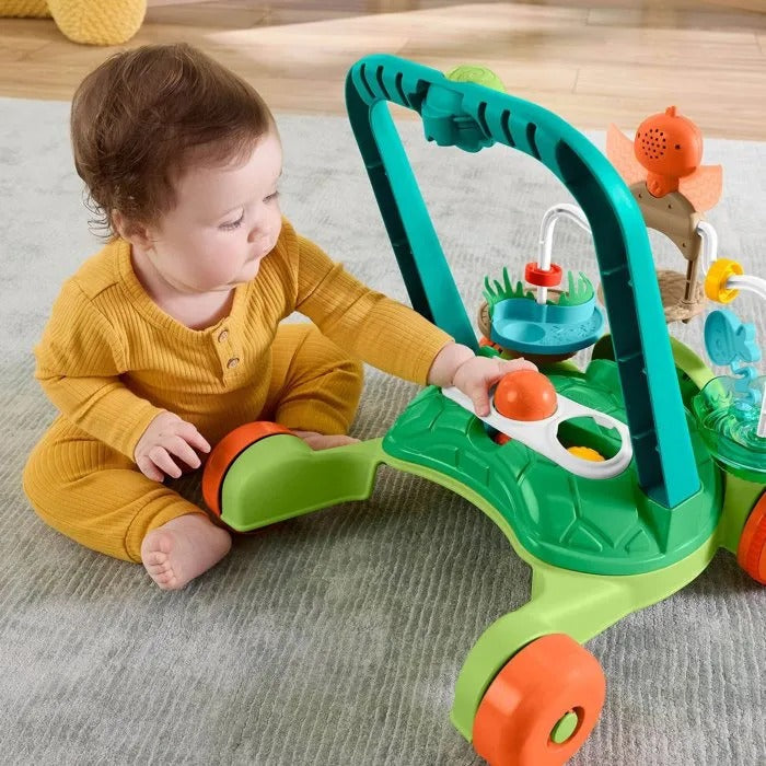Fisher-Price Moves with You Schildpad loopwagentje - met 5 ballen