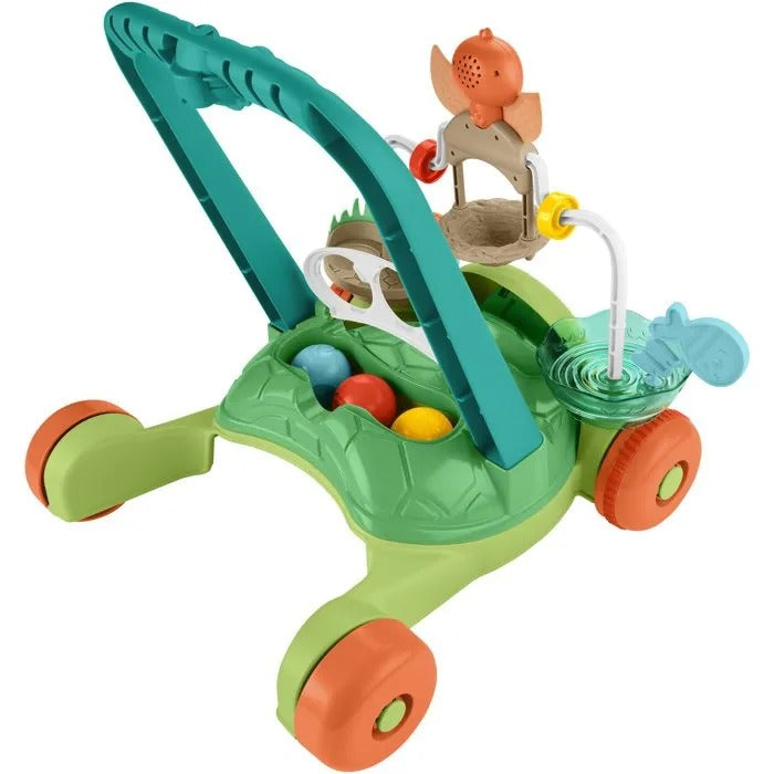 Fisher-Price Moves with You Schildpad loopwagentje - met 5 ballen